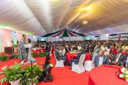 First Lady Mama Rachel Ruto hosts dinner to mark one year in office for Kenya Kwanza government.