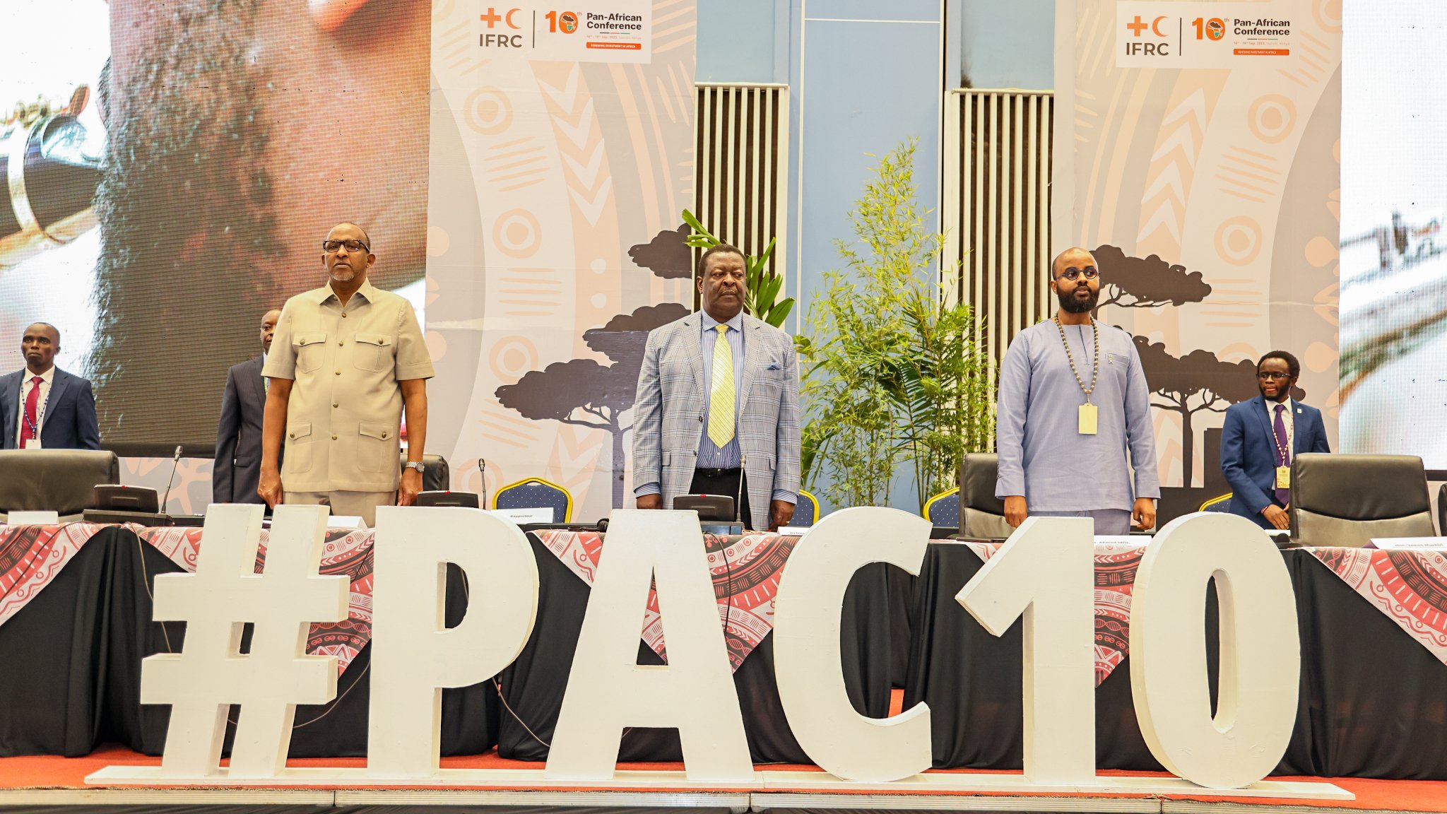 PCS Musalia Mudavadi presides over the 10th Pan-Africa conference of the International Federation of the Red Cross and Red Crescent societies.