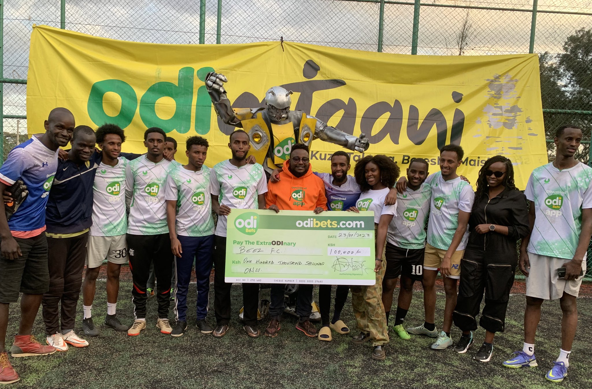 Beez FC Wins 13th ddition of KOT 5 Aside Tournament.