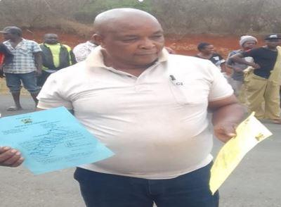 Patrick Njue was arrested for selling fake recruitment letters.