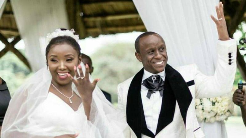 File image of Kate Actress and Philip Karanja.