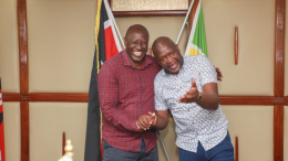 File image of Kericho Governor Eric Mutai and his deputy Fred KIrui.
