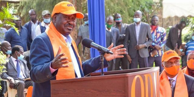 File image of ODM Leader Raila Odinga.