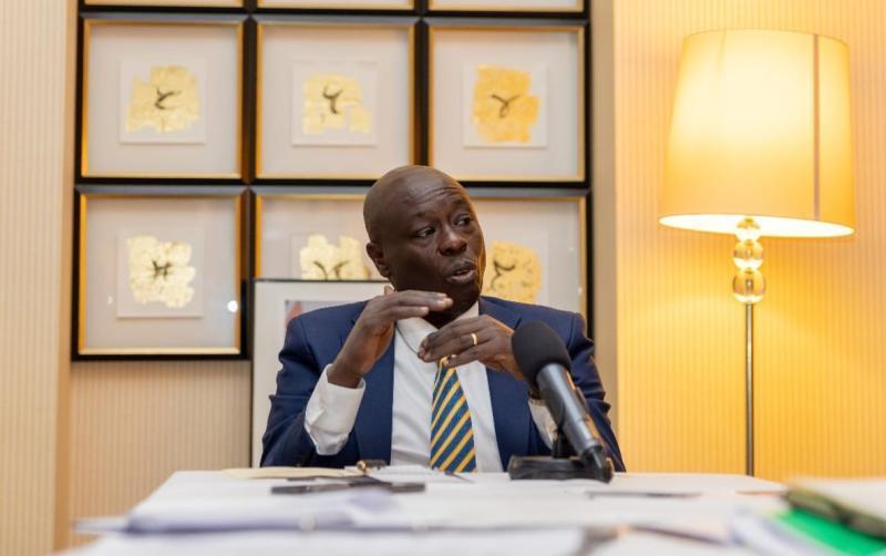 File Image of Deputy President Rigathi Gachagua in Belgium.