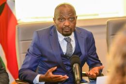 File image of Public Service CS Moses Kuria.