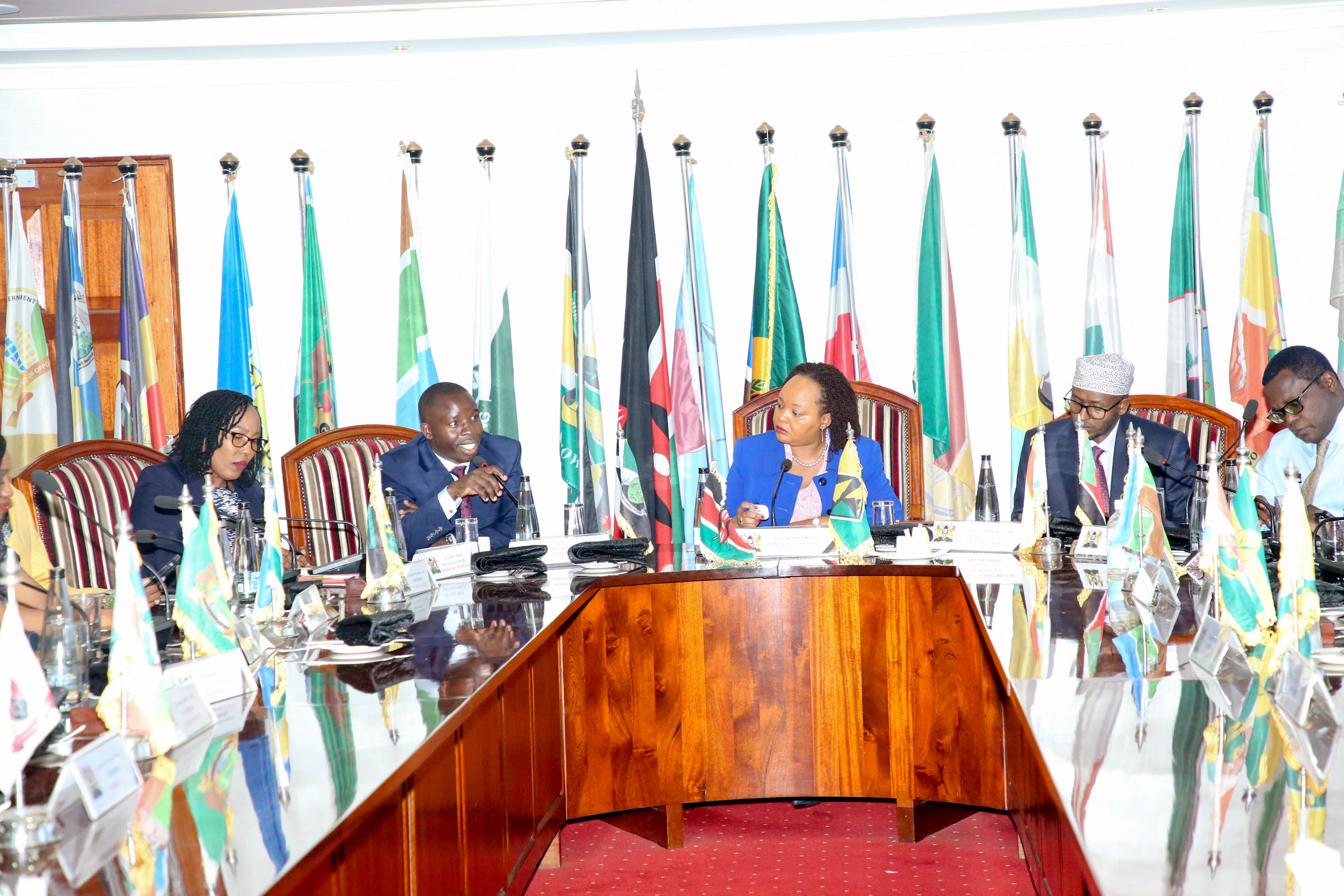 Kirinyaga Governor Anne Waiguru chairing the Council of Governors meeting on Monday, October 2, 2023.