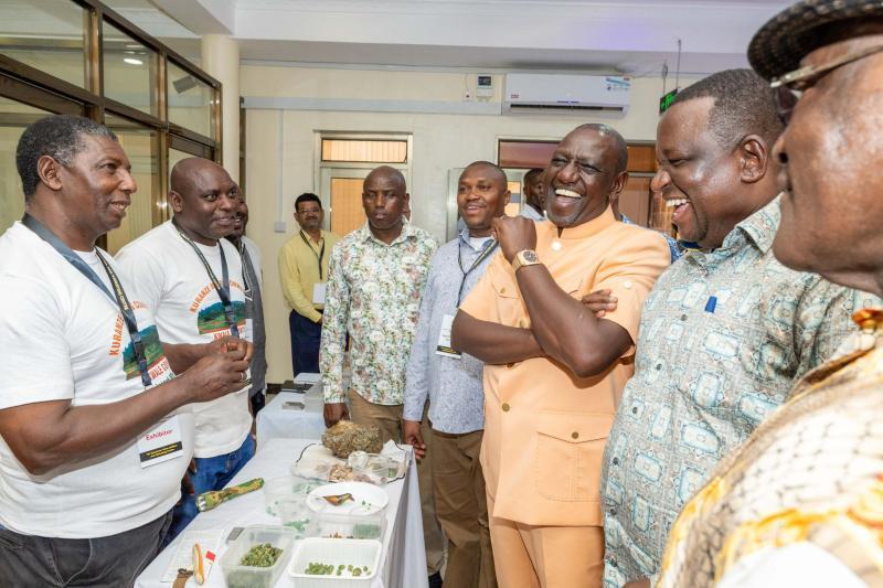 President William Ruto in Taita Taveta County on Friday, October 27, 2023.