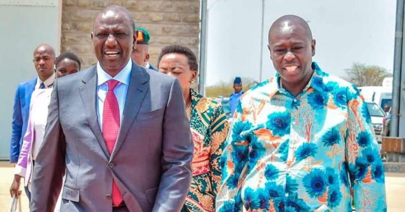 President William Ruto with his deputy Rigathi Gachagua.