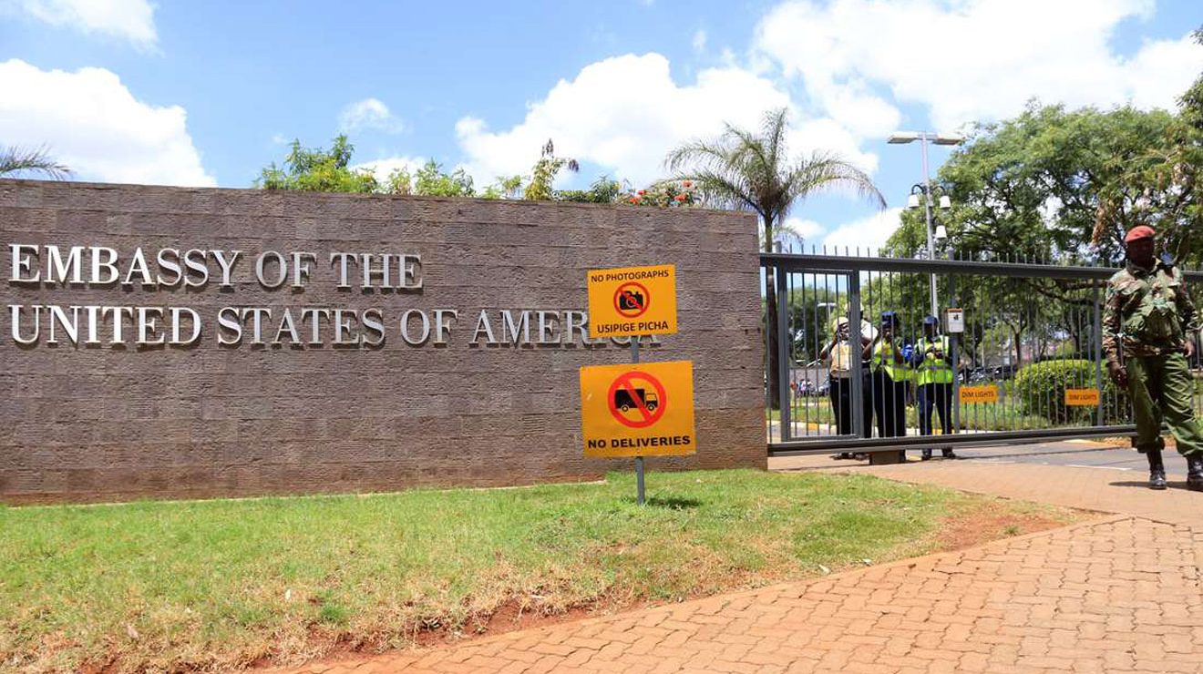 File image of the US Embassy in Nairobi.