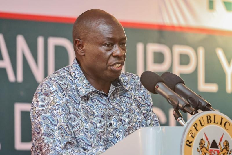 DP Rigathi Gachagua in Mombasa County.