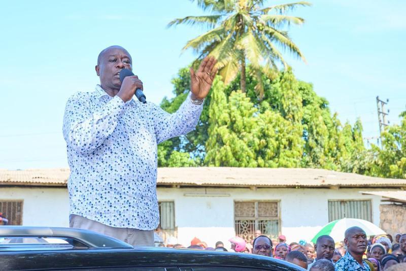 File Image of DP Rigathi Gachagua in Mombasa County.