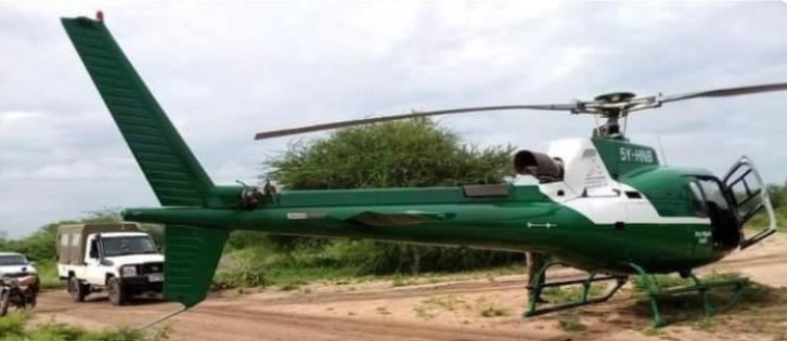 The chopper was involved in the Garissa accident leading to the death of a teacher.