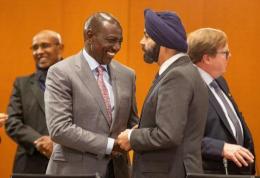 President William Ruto with World Bank officials.