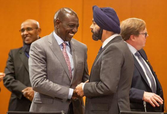 President William Ruto with World Bank officials.