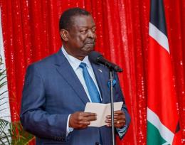 File image of Prime Cabinet Secretary Musalia Mudavadi.
