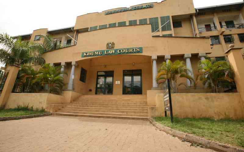 Kisumu law courts where the ruling was issued.