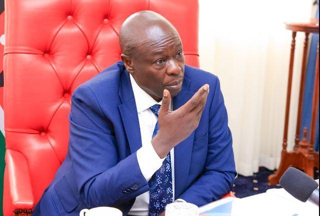 Deputy President Rigathi Gachagua during a meeting with coffee stakeholders.