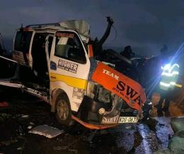 Team SWAT Shuttle that was involved in the accident on Monday, November 27, 2023.