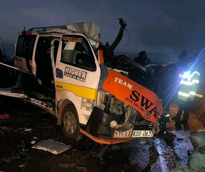 Team SWAT Shuttle that was involved in the accident on Monday, November 27, 2023.