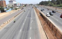 A road in Nairobi.