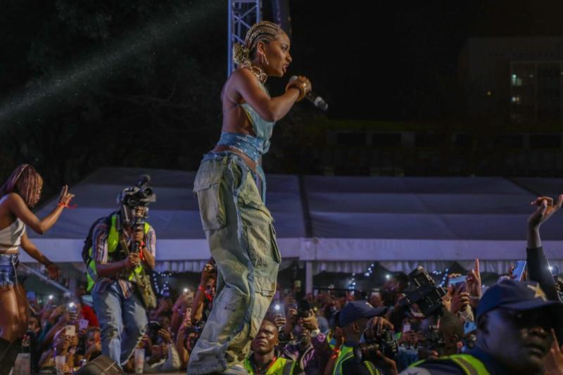 File image of Arya Starr in Nairobi.