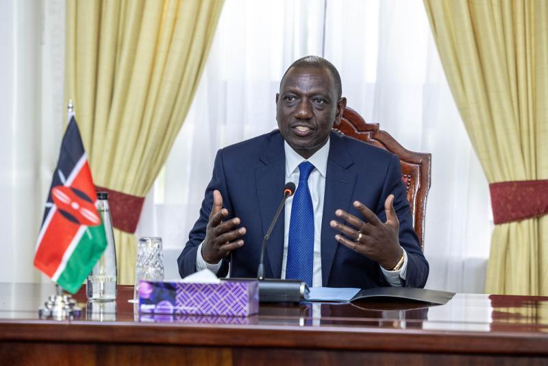 File Image of President William Ruto.