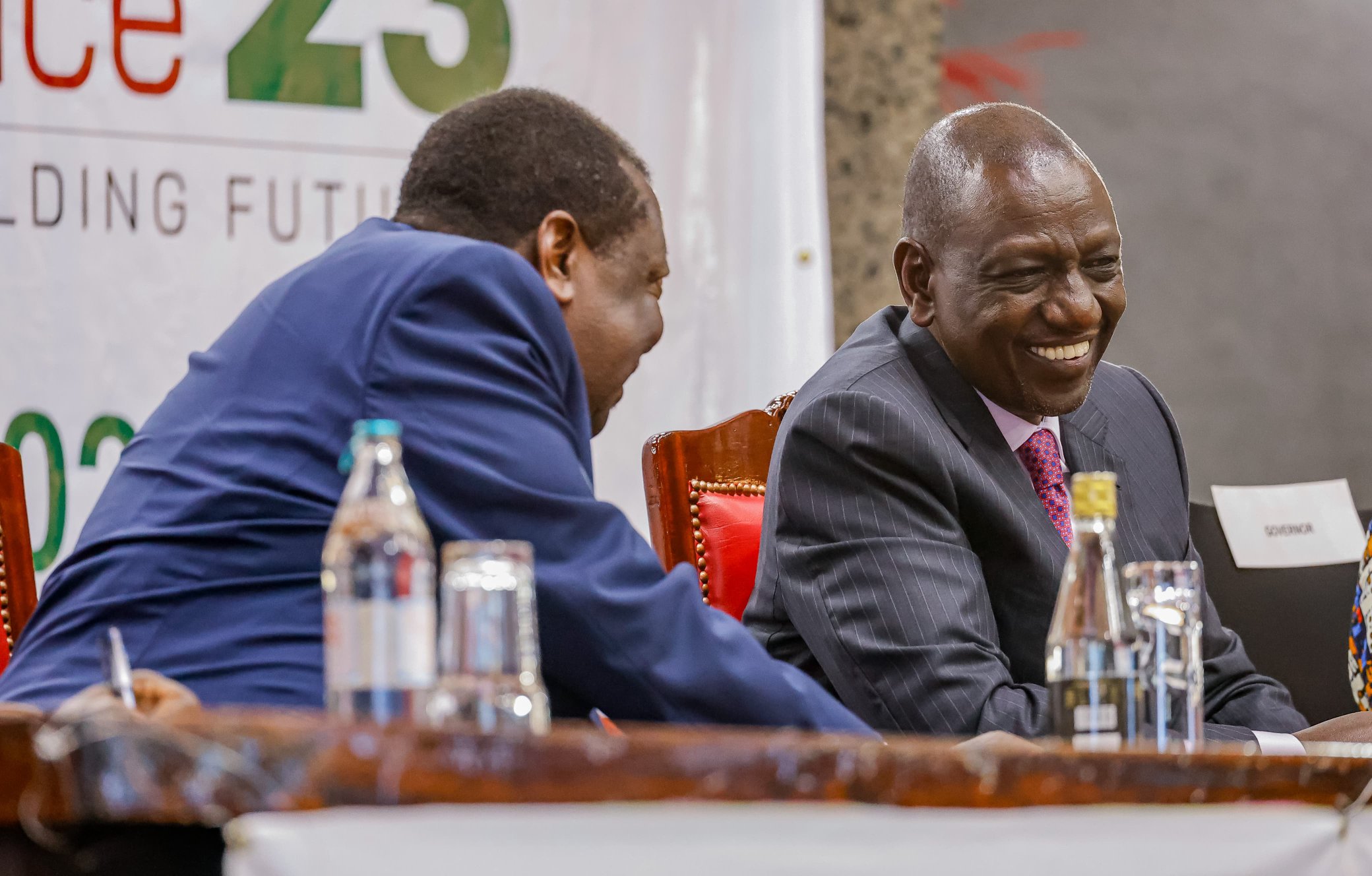 File Image of President William Ruto and Prime Cabinet Secretary Musalia Mudavadi.