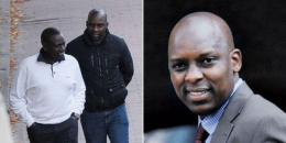Photocollage of David Mugonyi and President William Ruto.