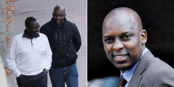 Photocollage of David Mugonyi and President William Ruto.