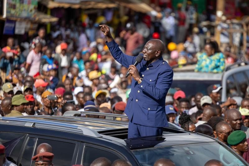 File Image of President William Ruto.