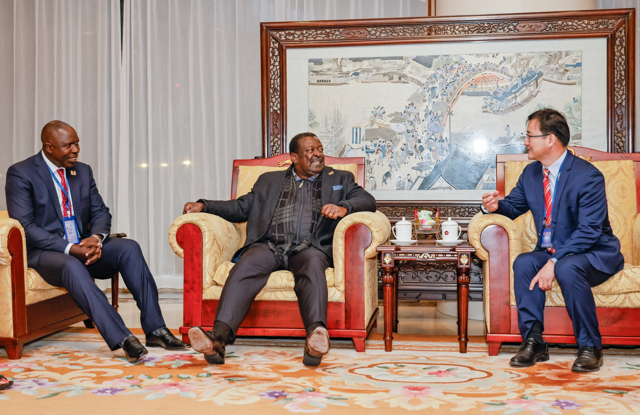 Prime Cabinet Secretary Musalia Mudavadi in Beijing, China for a 3-Day official Visit.