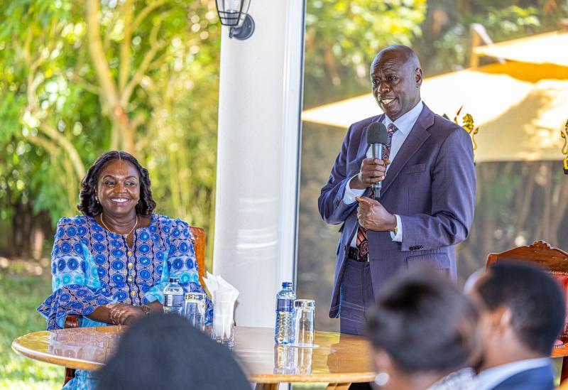 Deputy President Rigathi and Pastor Dorcas.