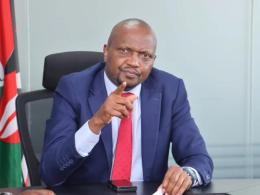 File image of Public Service CS Moses Kuria.
