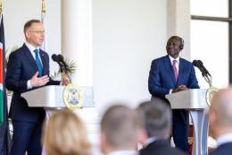 President William Ruto and President Andrzej Duda of Poland.