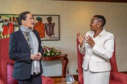 The First Lady, Mama Rachel Ruto with Princess Zahra Aga Khan.