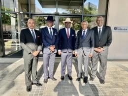 Azimio leader Raila Odinga in Windhoek, Namibia