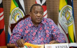 File image of former President Uhuru Kenyatta.