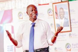 File Image of Deputy President Rigathi Gachagua at Murang'a University.
