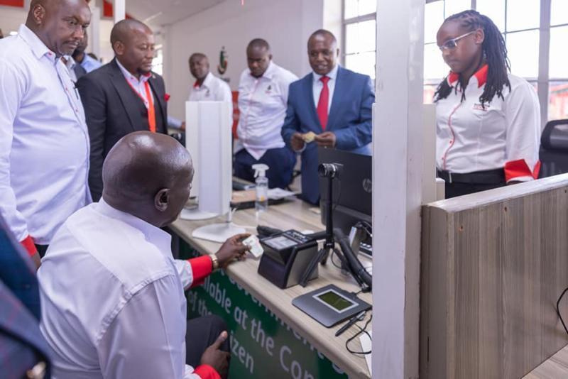 Deputy President Rigathi Gachagua launches Makutano Huduma Centre in Laikipia County.