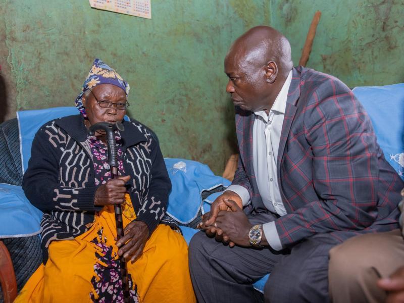 DP Rigathi Gachagua and Mama Grace Wahu in Murang'a County.
