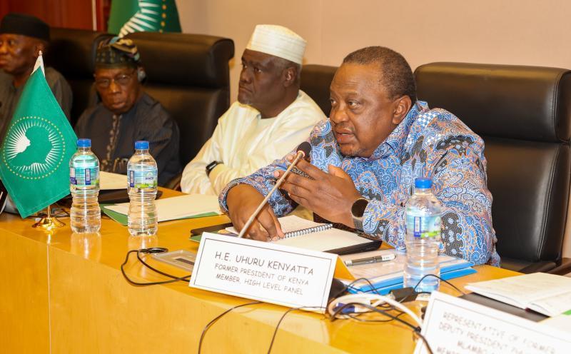 File image of retired President Uhuru Kenyatta.