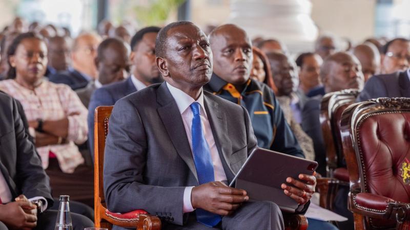 File image of President William Ruto at State House.