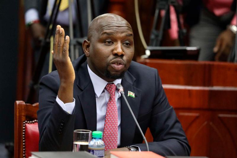 File image of Transport CS Kipchumba Murkomen.