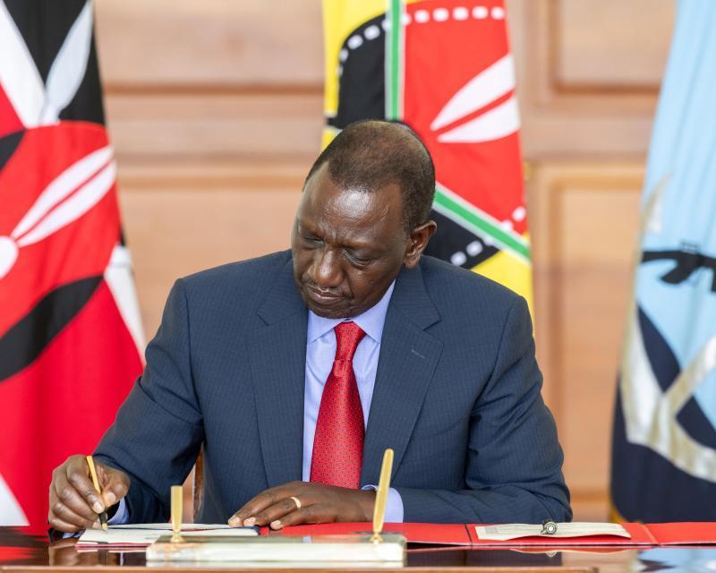 File Image of President William Ruto at State House.