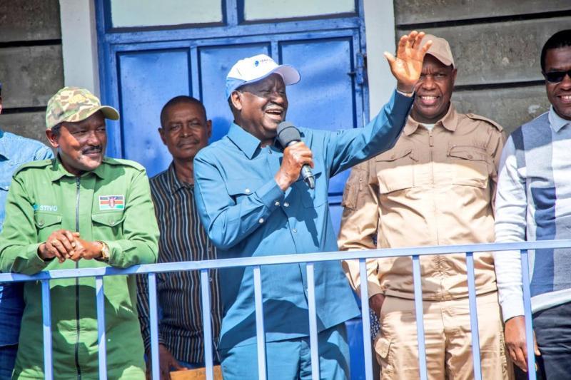 File image of ODM Party Leader Raila Odinga.