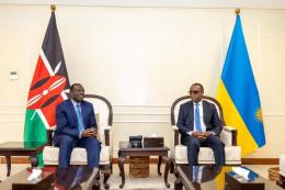 President William Ruto in Kigali Rwanda.