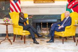 US President Joe Biden hosts President William Ruto at the White House in Washington, D.C.