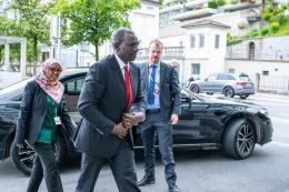 President William Ruto in Bürgenstock, Switzerland.