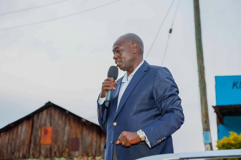 File Image of Deputy President Rigathi Gachagua in Nyeri County.