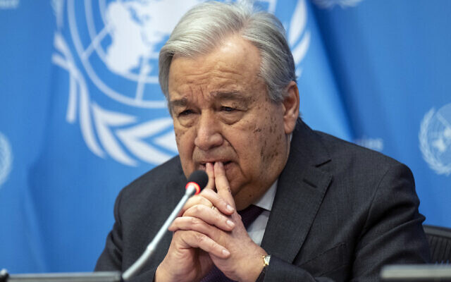 File Image of United Nations Secretary-General António Guterres.